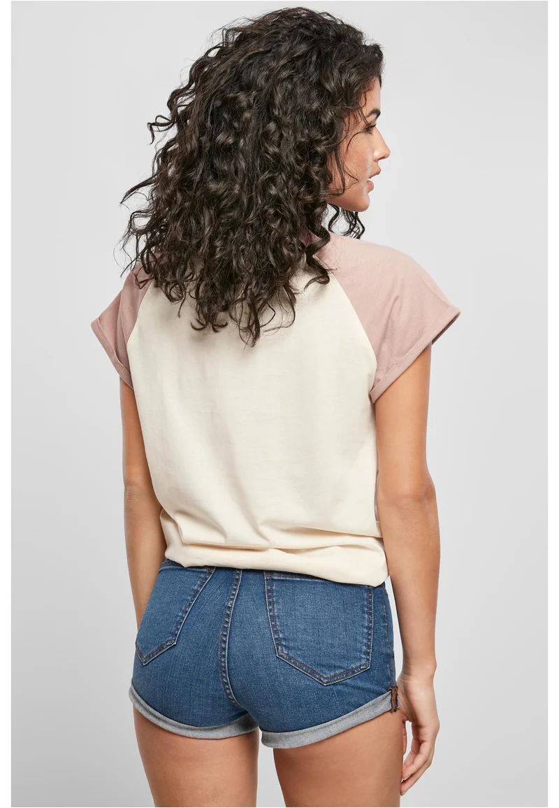 Ladies Contrast Raglan Tee
