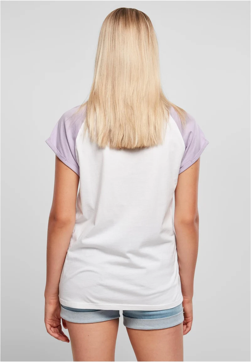 Ladies Contrast Raglan Tee