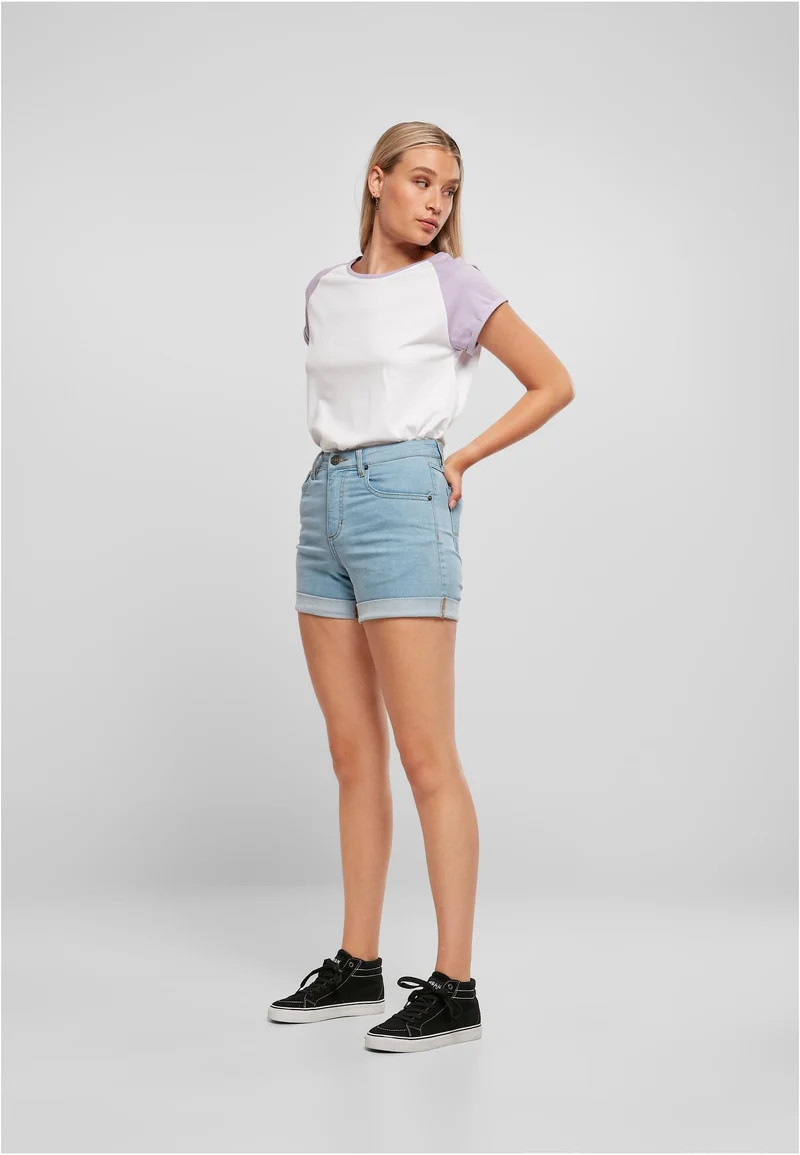 Ladies Contrast Raglan Tee