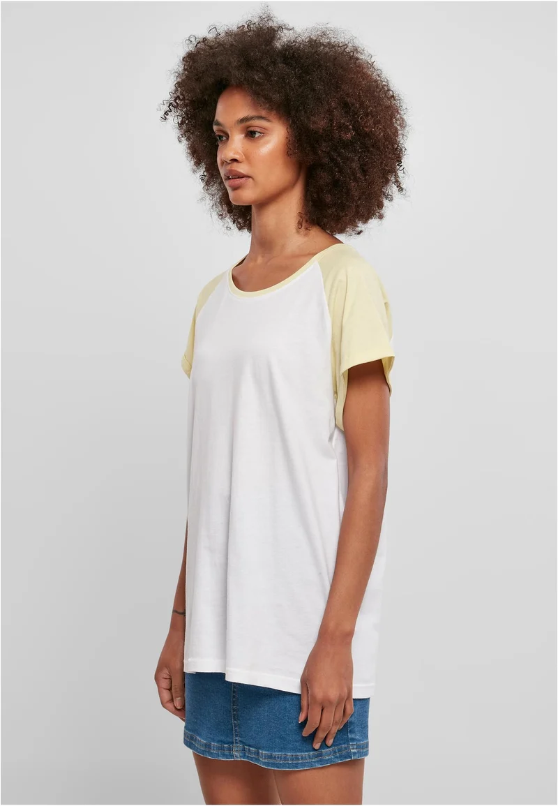 Ladies Contrast Raglan Tee