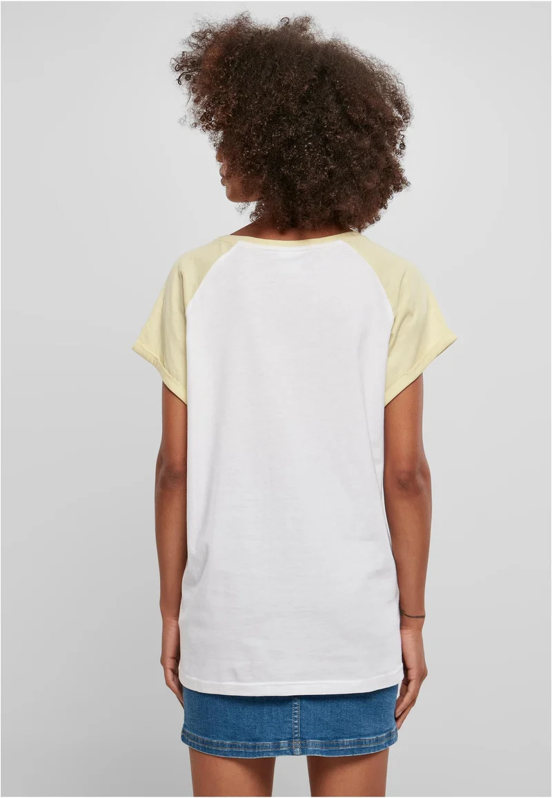 Ladies Contrast Raglan Tee