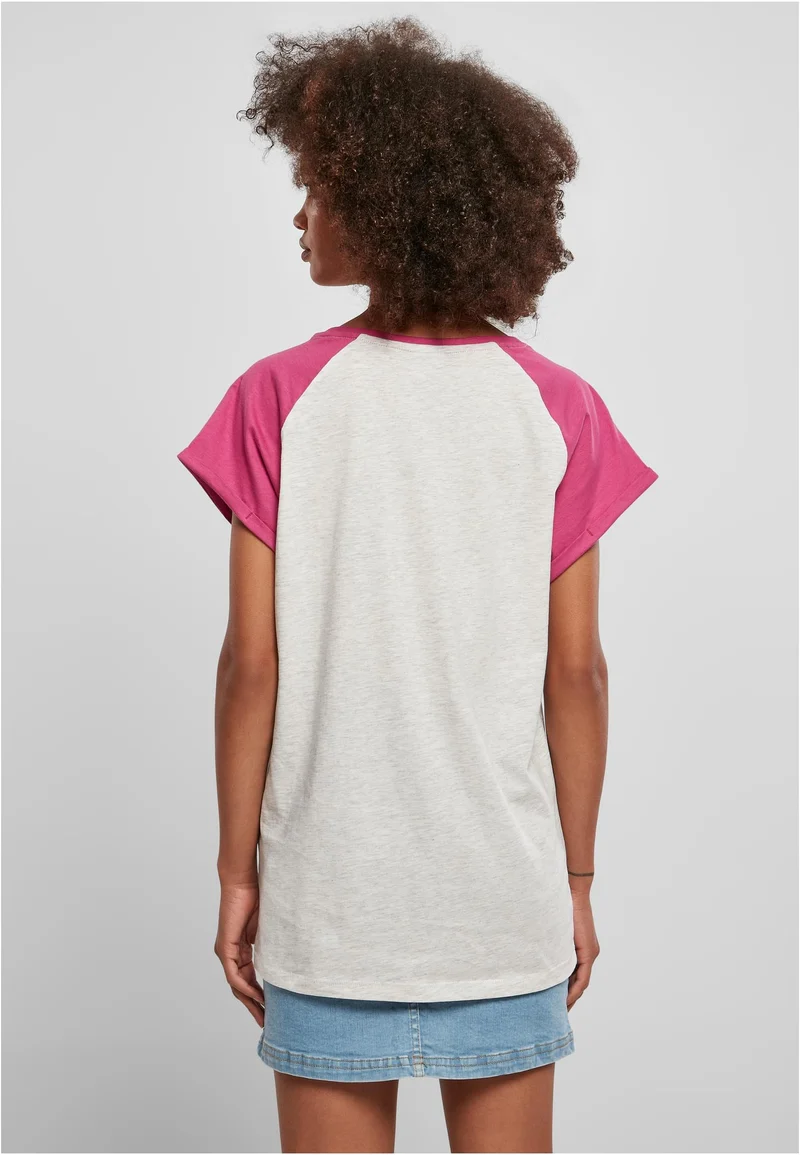 Ladies Contrast Raglan Tee