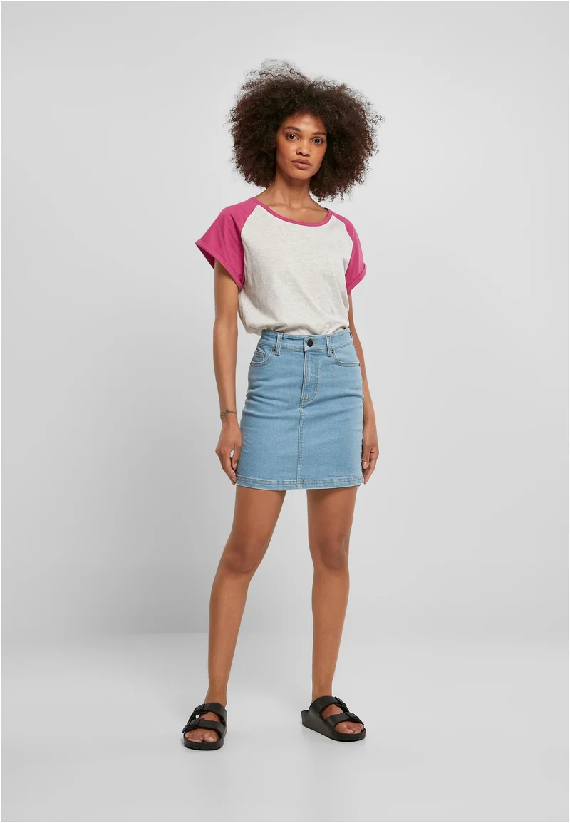 Ladies Contrast Raglan Tee