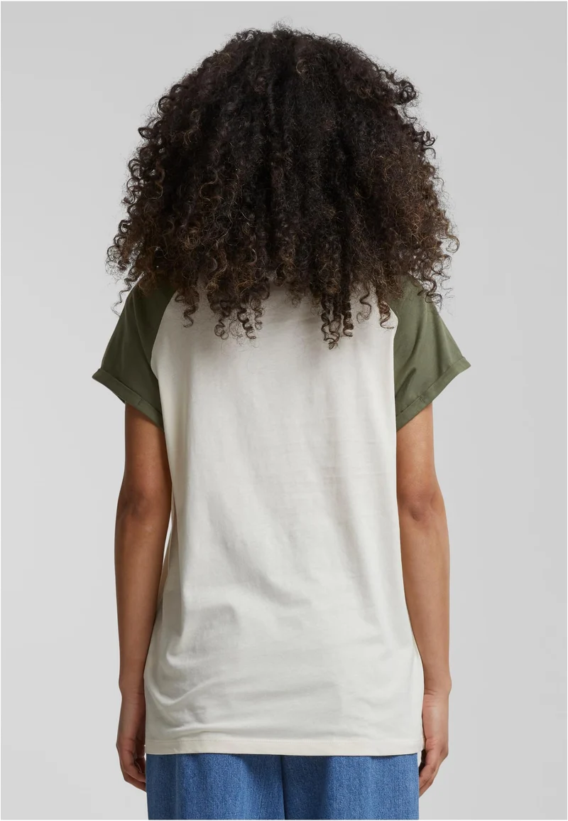 Ladies Contrast Raglan Tee