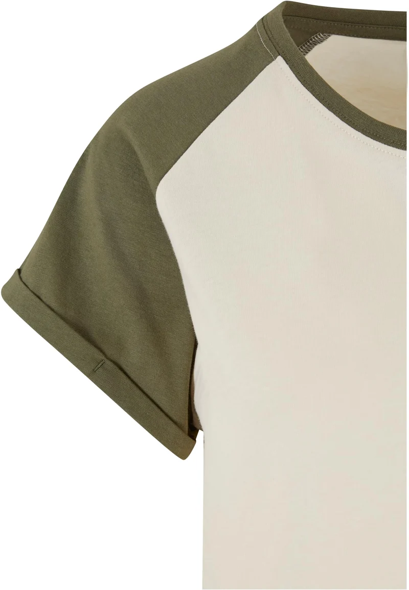 Ladies Contrast Raglan Tee