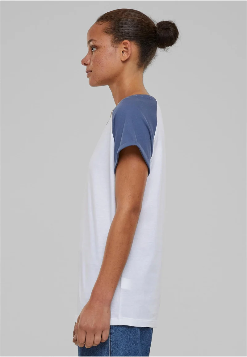 Ladies Contrast Raglan Tee