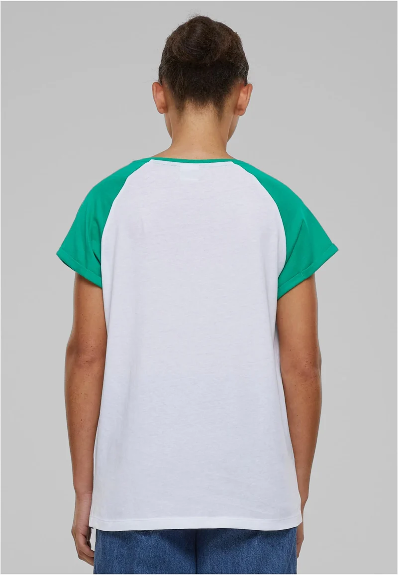 Ladies Contrast Raglan Tee