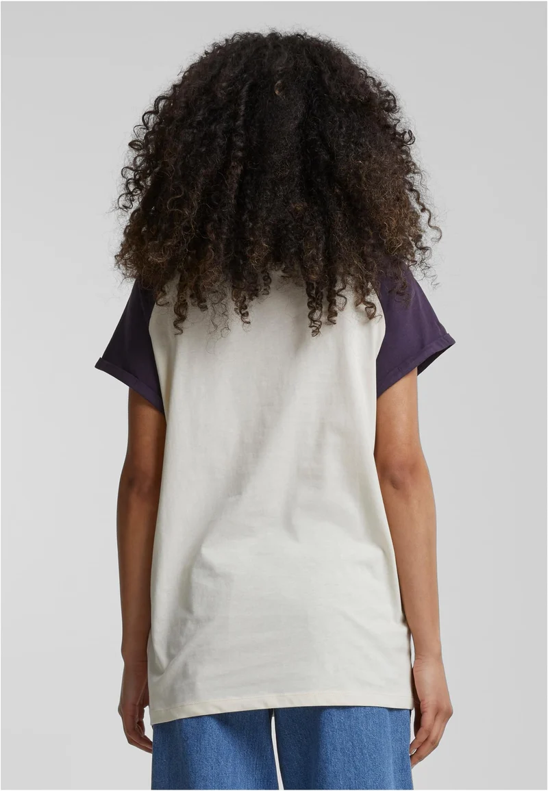 Ladies Contrast Raglan Tee