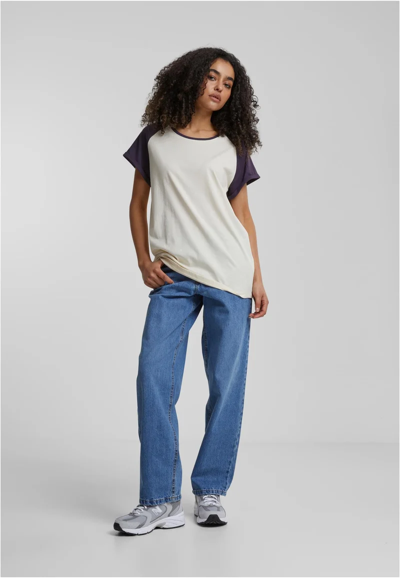 Ladies Contrast Raglan Tee