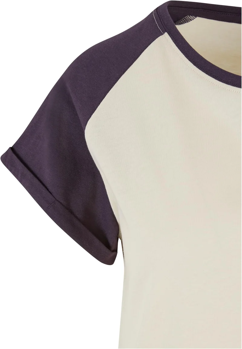 Ladies Contrast Raglan Tee