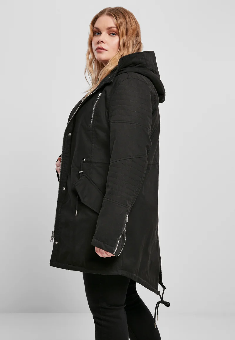 UC Sherpa Lined Cotton Parka 3XL BLACK