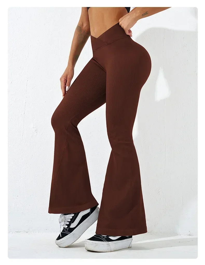 Leggins Donna Push up Vita Alta Pantaloni Sportivi Fitness Yoga Palestra Tuta