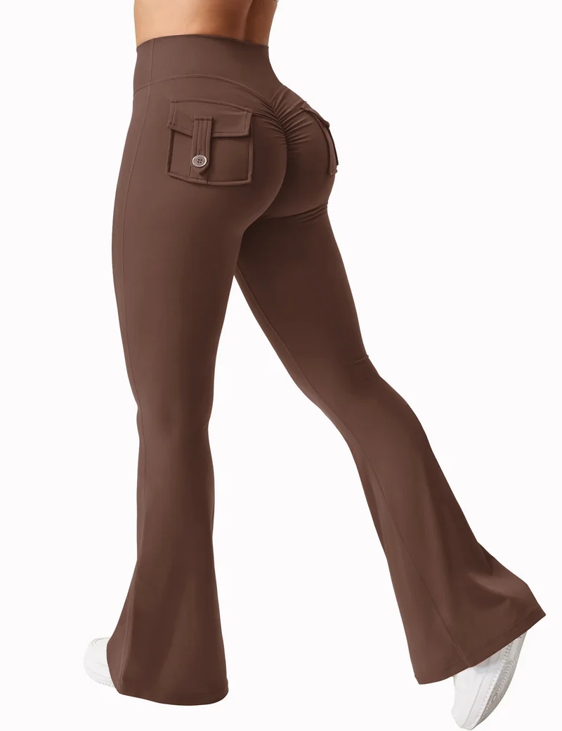 Leggins Donna Push up Vita Alta Pantaloni Sportivi Fitness Yoga Palestra Tuta