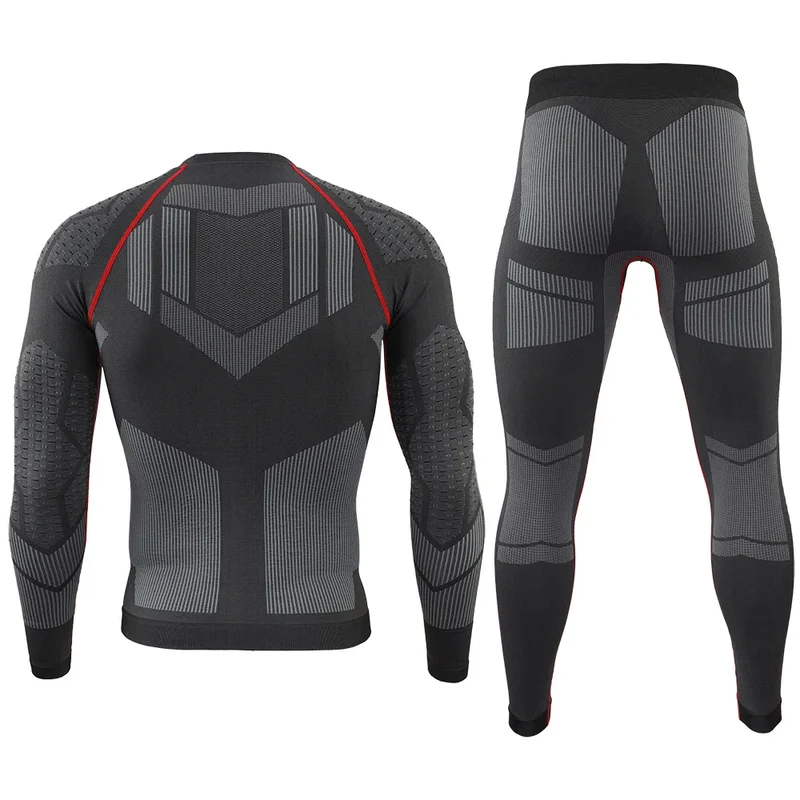 Herren Leggings Sporthose Set Kompressionsshirt Laufshirt Hose Kompressionshose