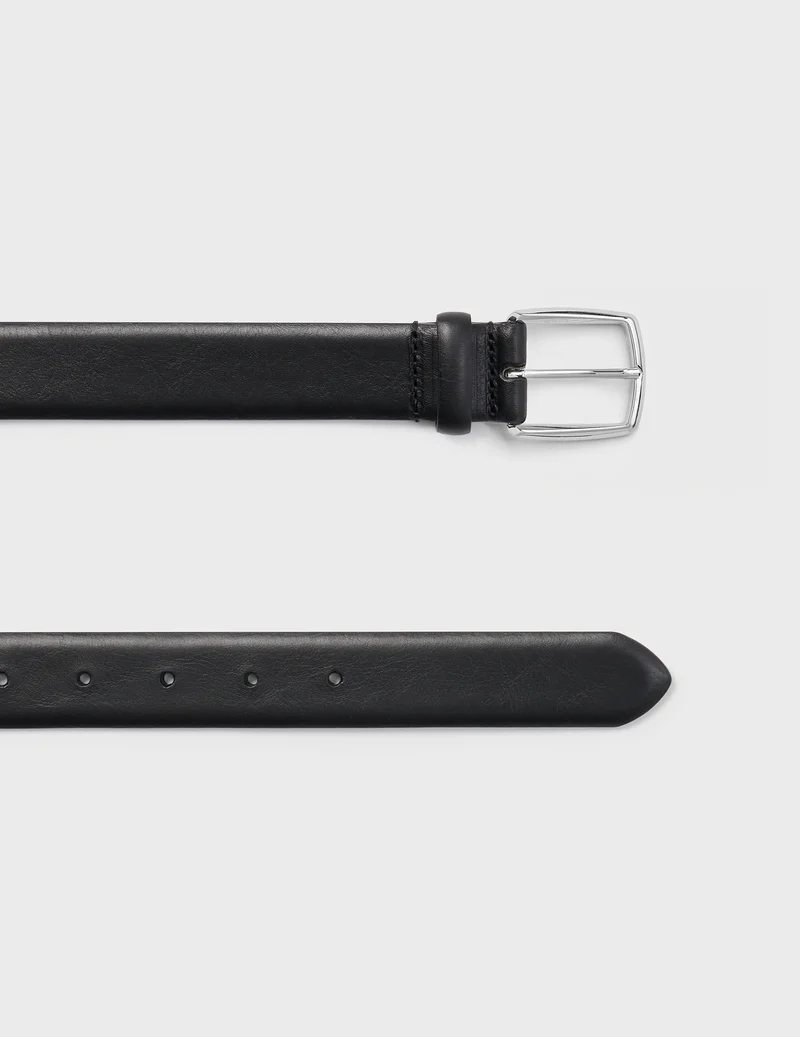 Ceinture en cuir noir