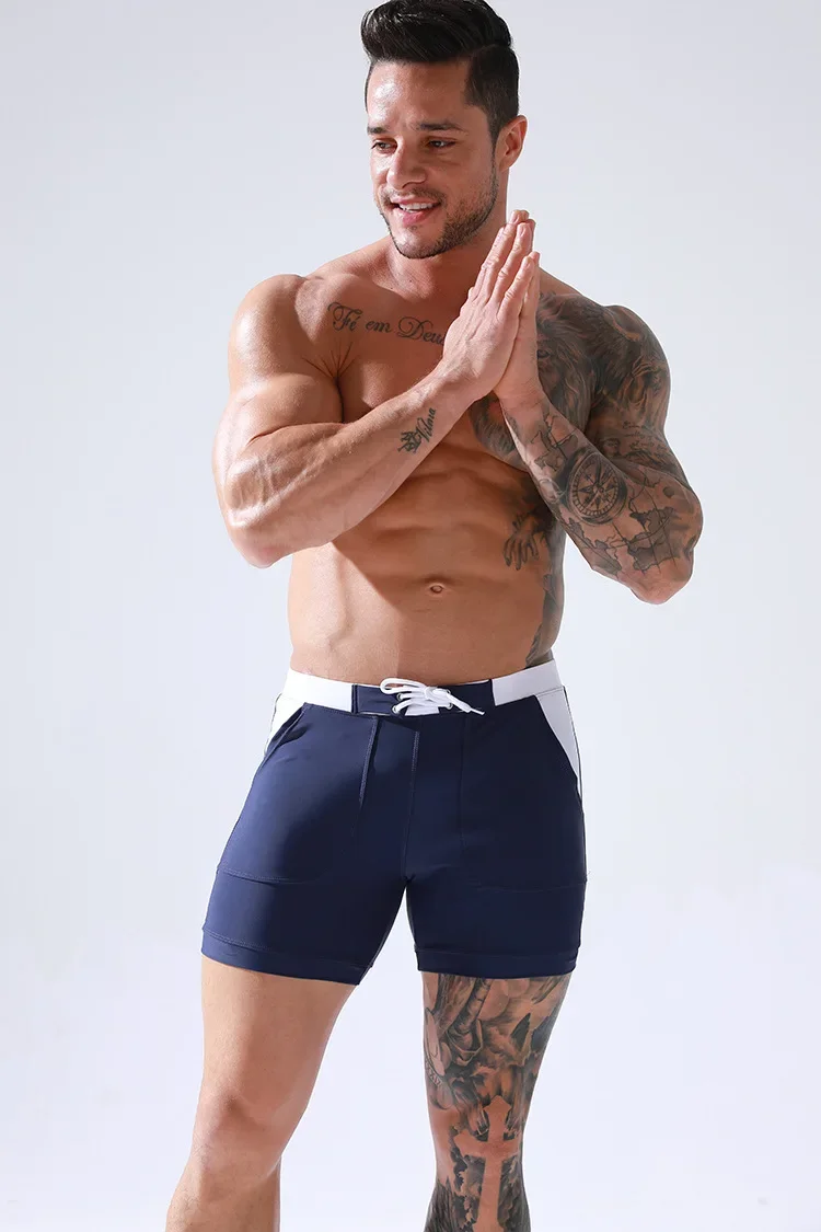 Costume Mare Uomo Pantaloncini corti Boxer Shorts Bagno Slip Interno Piscina