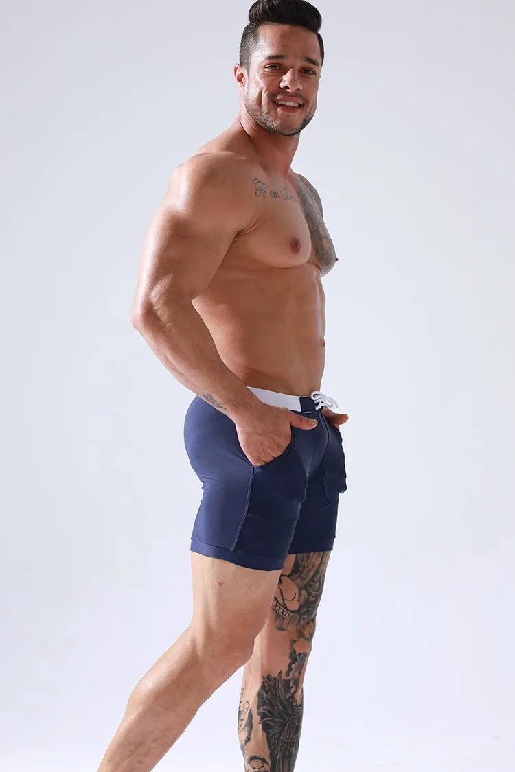 Costume Mare Uomo Pantaloncini corti Boxer Shorts Bagno Slip Interno Piscina