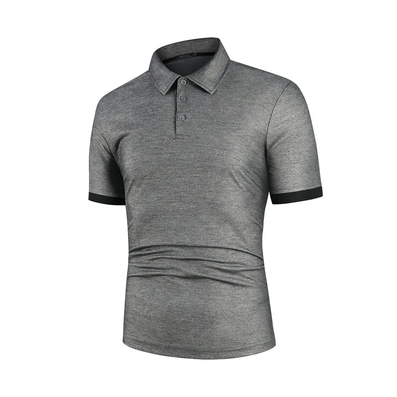 Herren Poloshirt POLO Shirt T-Shirt Kurzarm Zipper Hemd Fashion Polohemd Top NEU