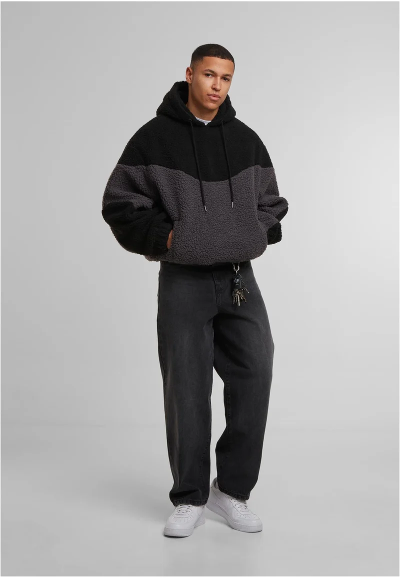 UC Weavy Colorblock Teddy Hoodie