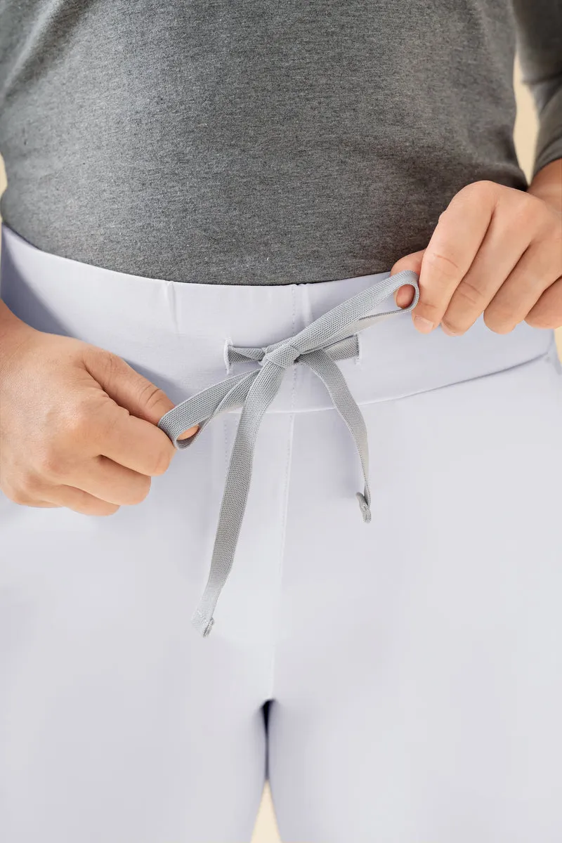KAERE Hose Damen - Saumbündchen Kurzgr. ohne Beintaschen weiß