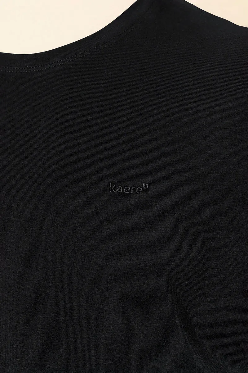 KAERE Shirt Herren - Kurzarm schwarz