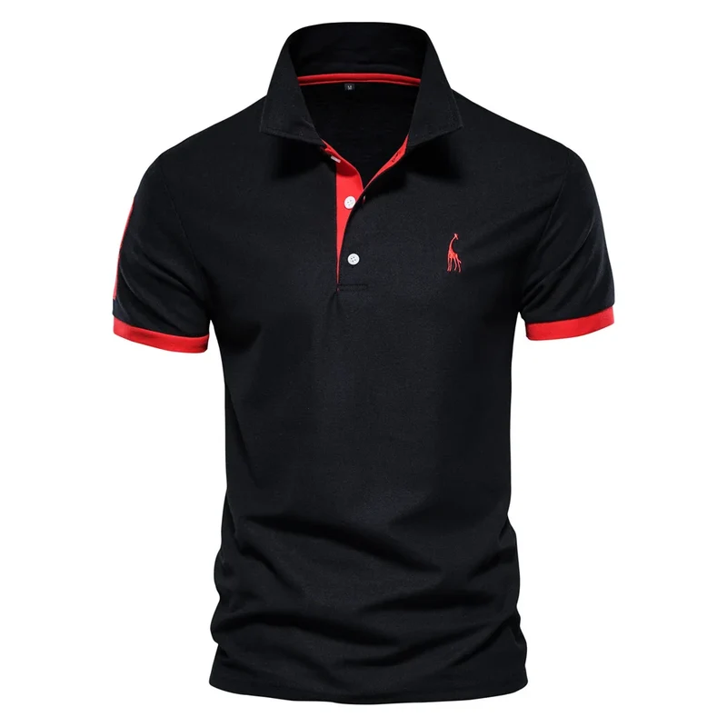 Uomo Polo Manica Corta POLO Shirt Maglietta Camicia Maglia T-Shirt di Moda