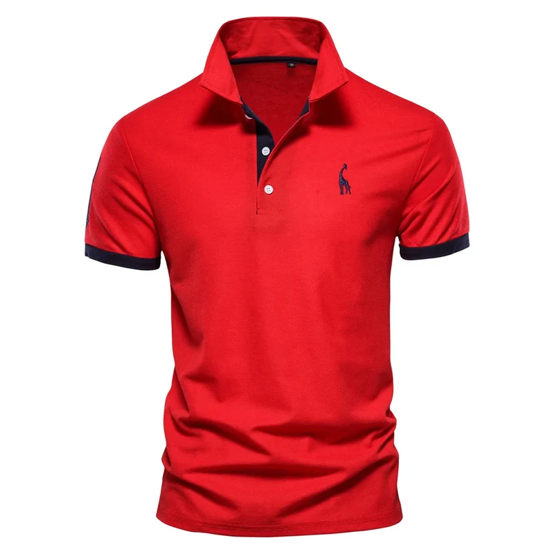 Uomo Polo Manica Corta POLO Shirt Maglietta Camicia Maglia T-Shirt di Moda