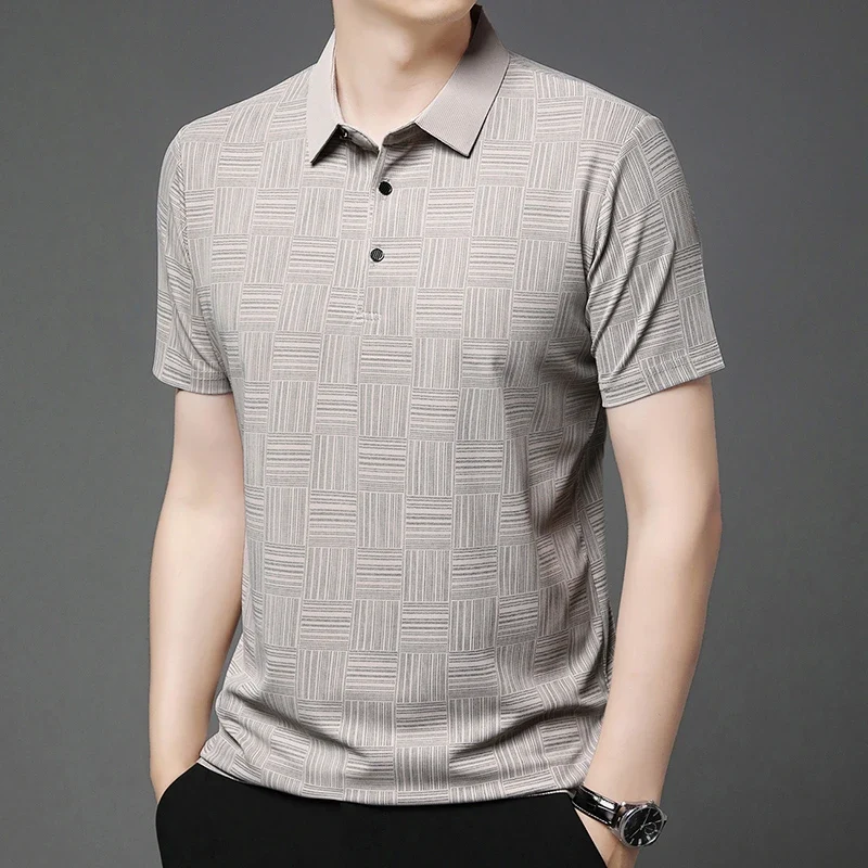 Uomo Polo Manica Corta POLO Shirt Maglietta Camicia Maglia T-Shirt di Moda