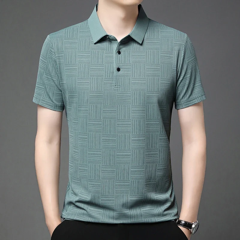 Uomo Polo Manica Corta POLO Shirt Maglietta Camicia Maglia T-Shirt di Moda