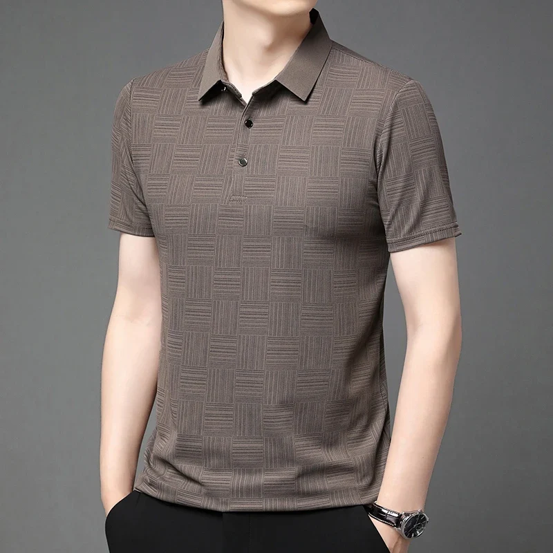 Uomo Polo Manica Corta POLO Shirt Maglietta Camicia Maglia T-Shirt di Moda