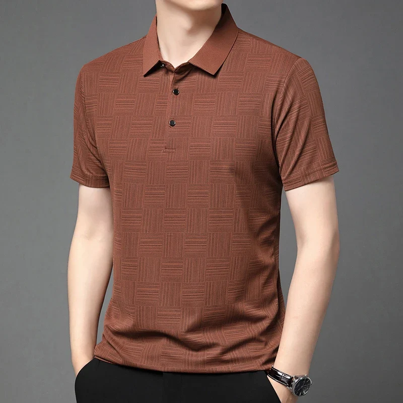 Uomo Polo Manica Corta POLO Shirt Maglietta Camicia Maglia T-Shirt di Moda