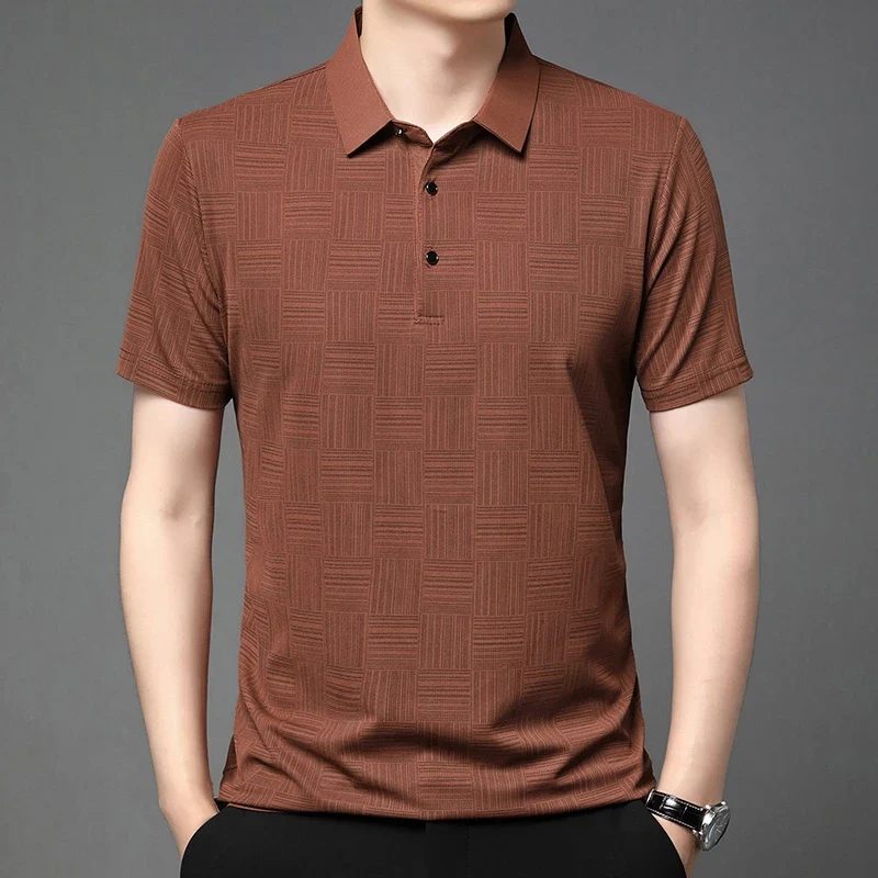 Uomo Polo Manica Corta POLO Shirt Maglietta Camicia Maglia T-Shirt di Moda