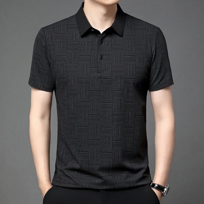 Uomo Polo Manica Corta POLO Shirt Maglietta Camicia Maglia T-Shirt di Moda