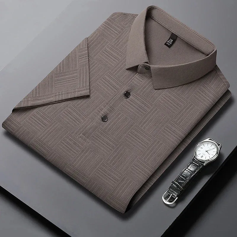 Uomo Polo Manica Corta POLO Shirt Maglietta Camicia Maglia T-Shirt di Moda