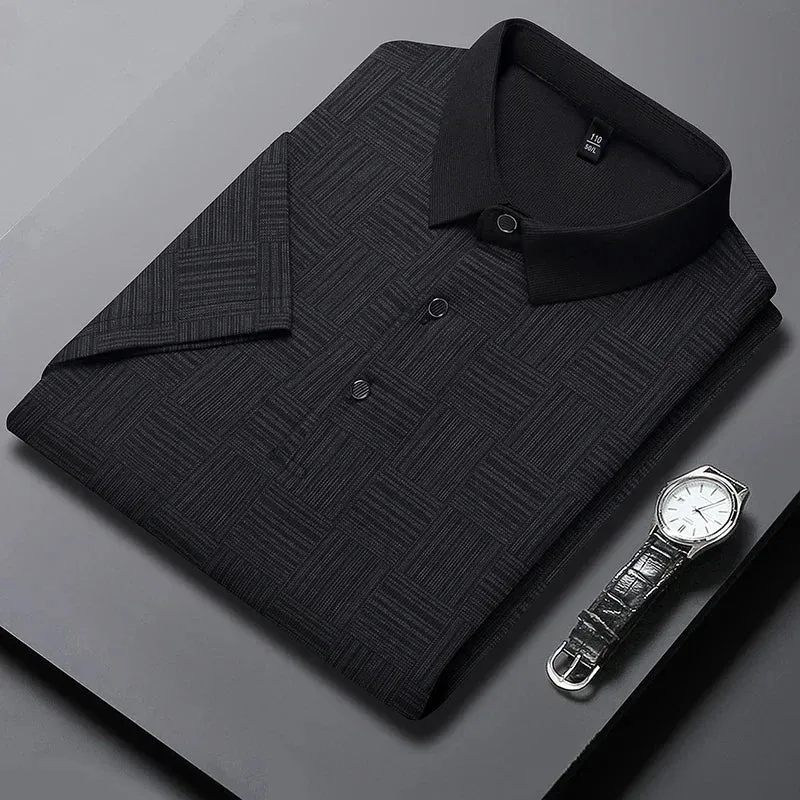 Uomo Polo Manica Corta POLO Shirt Maglietta Camicia Maglia T-Shirt di Moda