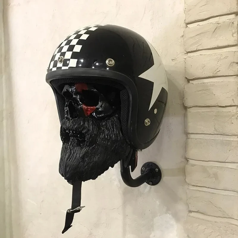 Motorrad Helm Halter Wandhaken Hakenleiste Hacken Kleiderhacken Garderobenhaken