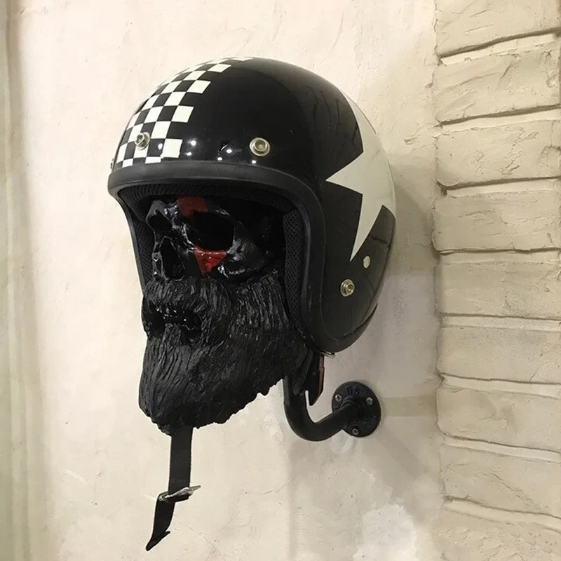 Motorrad Helm Halter Wandhaken Hakenleiste Hacken Kleiderhacken Garderobenhaken