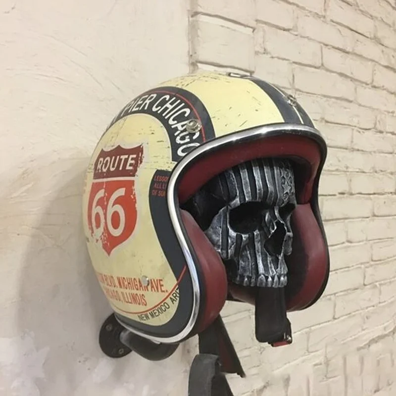 Motorrad Helm Halter Wandhaken Hakenleiste Hacken Kleiderhacken Garderobenhaken