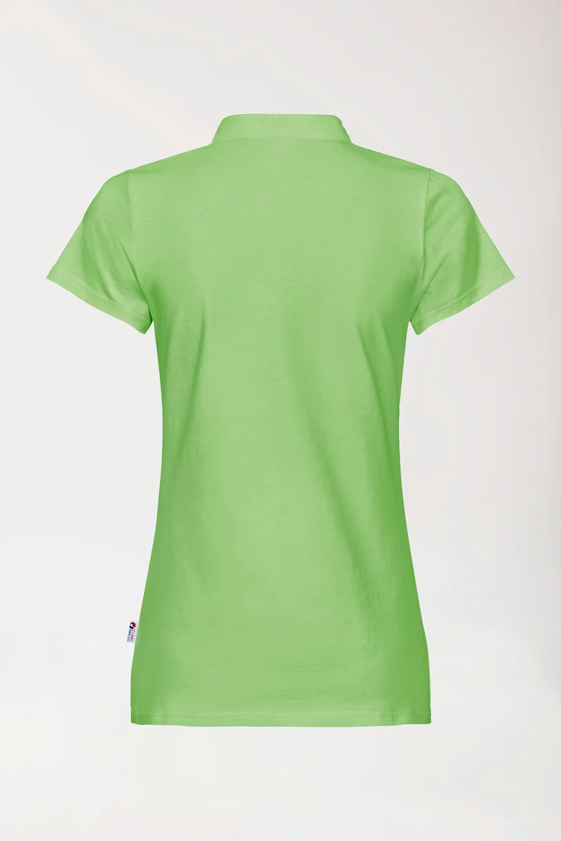 Stretch Shirt Damen - Stehkragen apfelgrün