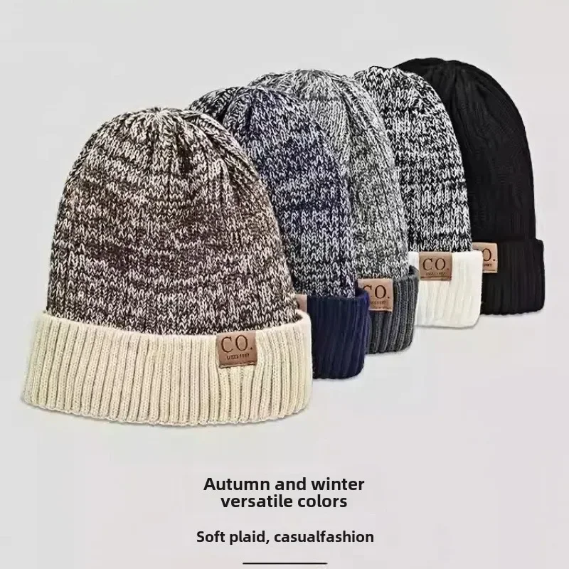Warme Herren Damen Wintermütze Woll Mütze Fashion Strickmütze Kappe Hut Unisex