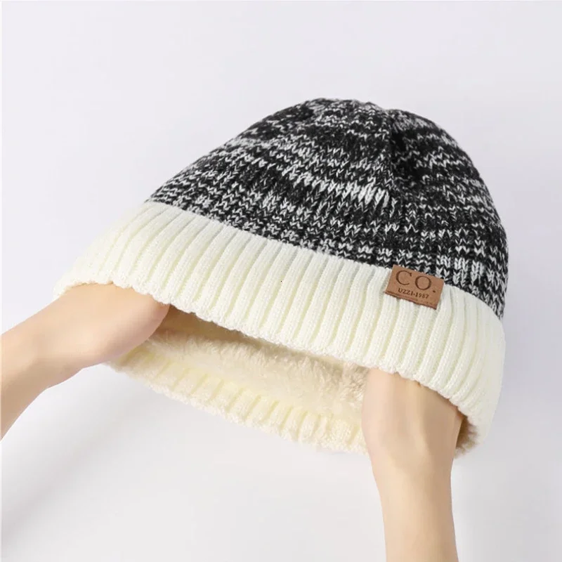 Warme Herren Damen Wintermütze Woll Mütze Fashion Strickmütze Kappe Hut Unisex