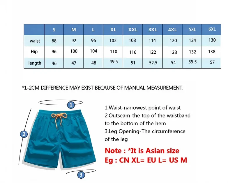 Herren Badehose Badeshort Kurze Hose Shorts Schwimmhose 100% Polyester NEU