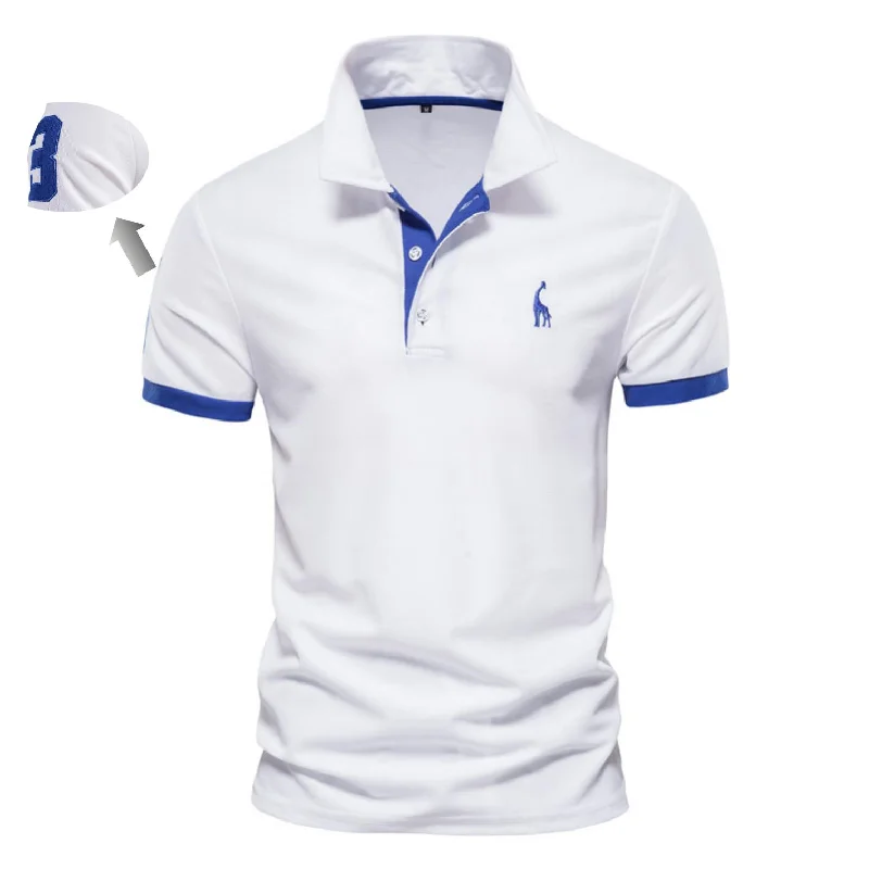 Herren Poloshirt POLO Shirt T-Shirt Kurzarm Zipper Hemd Fashion Polohemd Top NEU