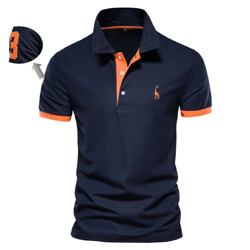 Herren Poloshirt POLO Shirt T-Shirt Kurzarm Zipper Hemd Fashion Polohemd Top NEU