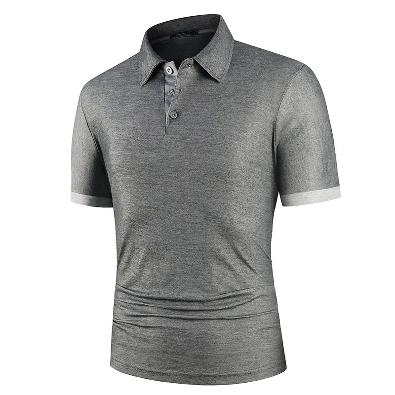 Herren Poloshirt POLO Shirt T-Shirt Kurzarm Zipper Hemd Fashion Polohemd Top NEU