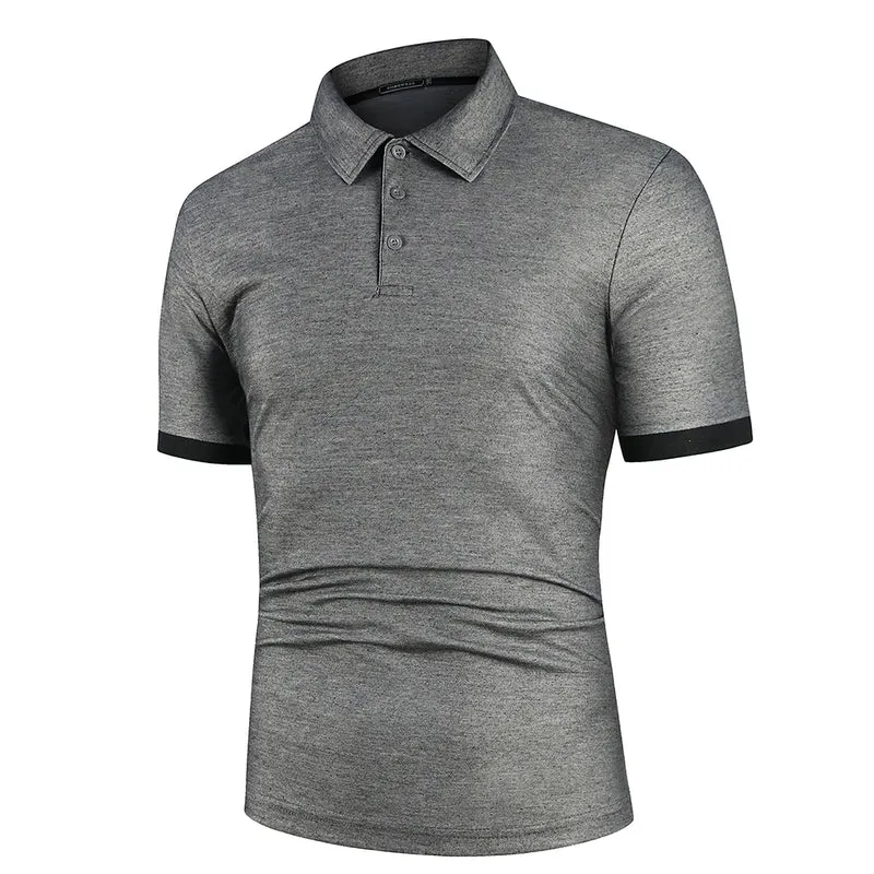 Herren Poloshirt POLO Shirt T-Shirt Kurzarm Zipper Hemd Fashion Polohemd Top NEU