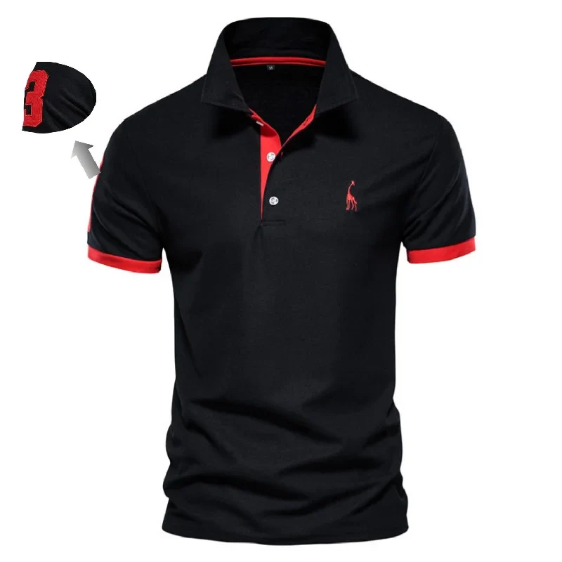 Herren Poloshirt POLO Shirt T-Shirt Kurzarm Zipper Hemd Fashion Polohemd Top NEU