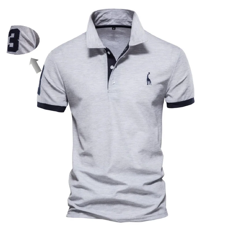 Herren Poloshirt POLO Shirt T-Shirt Kurzarm Zipper Hemd Fashion Polohemd Top NEU