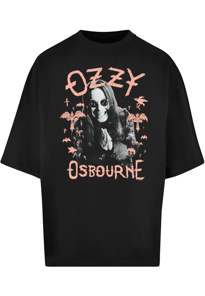 MC Ozzy Osbourne - Pink Bat Huge Tee