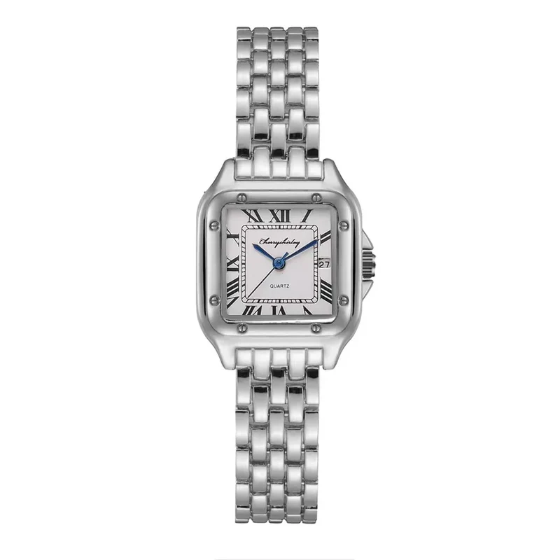 Damen Armbanduhr Armband Uhren Luxus Quarz Uhr Silber Gold Business Quarzuhr